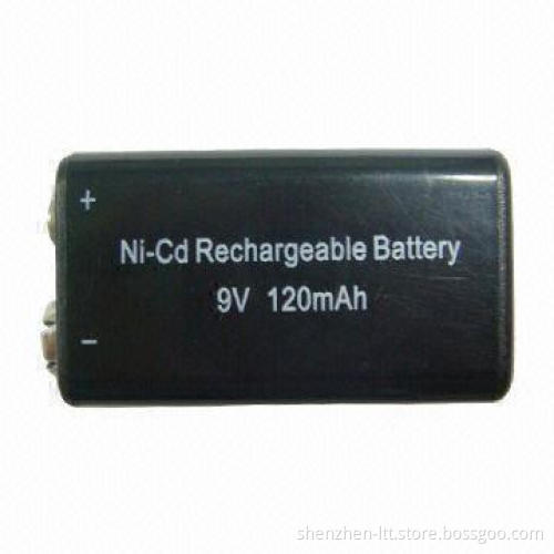 9V Ni-MH Rechargeable Battery, Customized Labels and Colors are Accepted